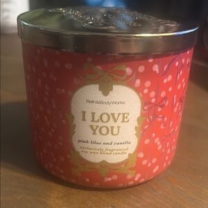 Bath & Body Works Red Romance Candle